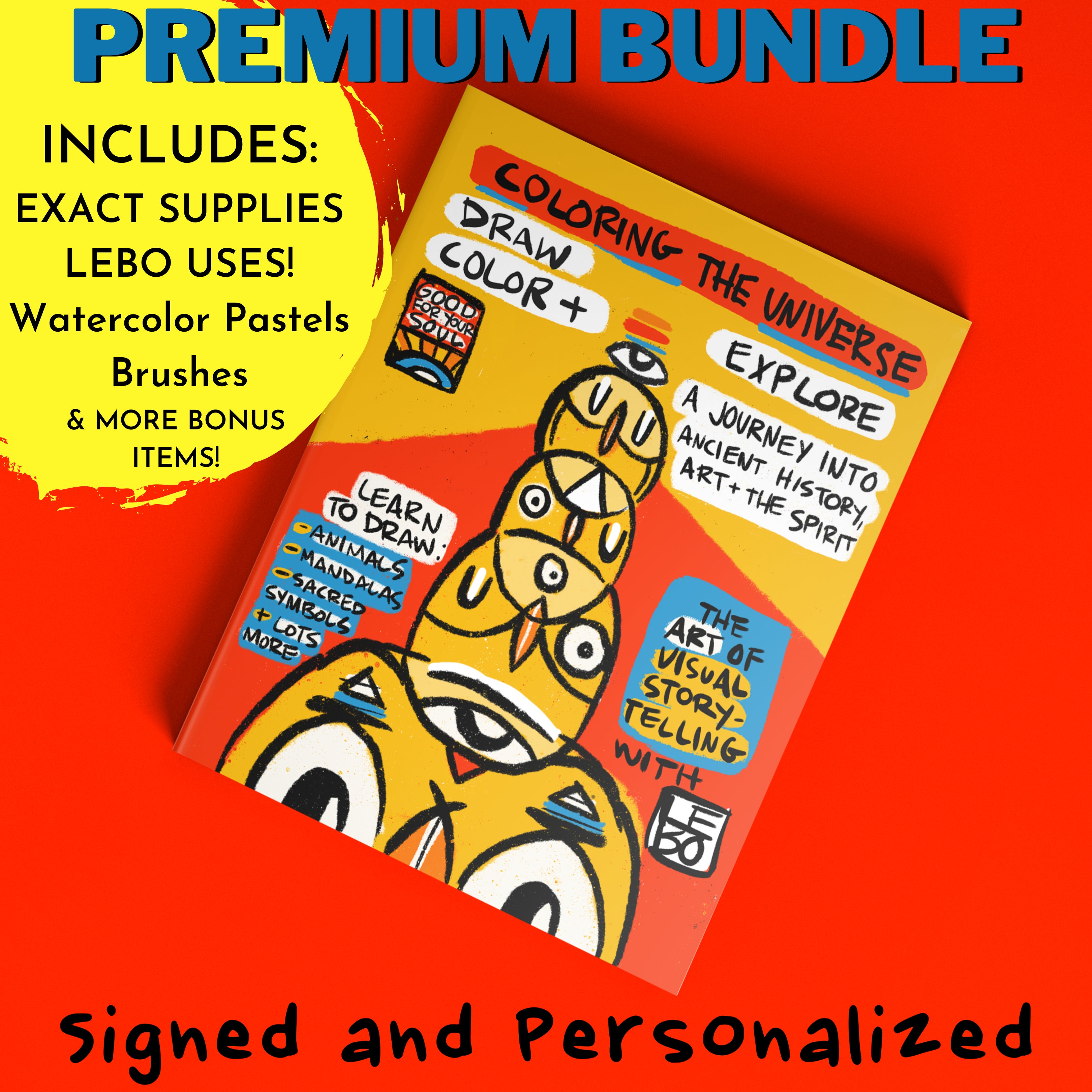Coloring the Universe - Lebo Premium Package Coloring Book
